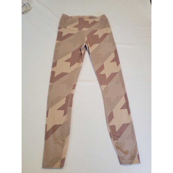 Varley Anthropologie Light Blush Pink Geometric Legging Women’s Size Small - Picture 1 of 8